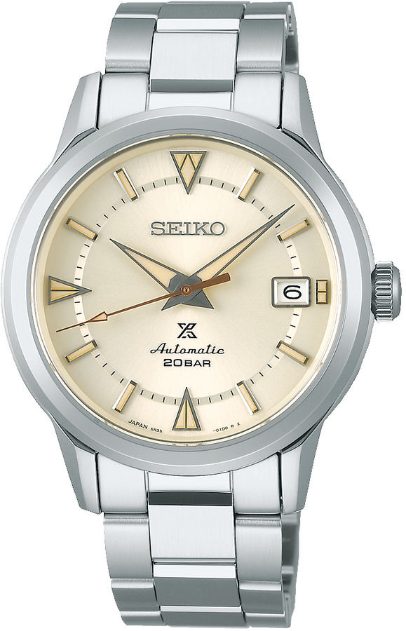 Seiko Prospex Herenhorloge aplinist automaat creme SPB241J1 Seiko Prospex Herenhorloge aplinist automaat creme