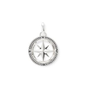 Buddha to Buddha zilver pendant Barbara mini compass