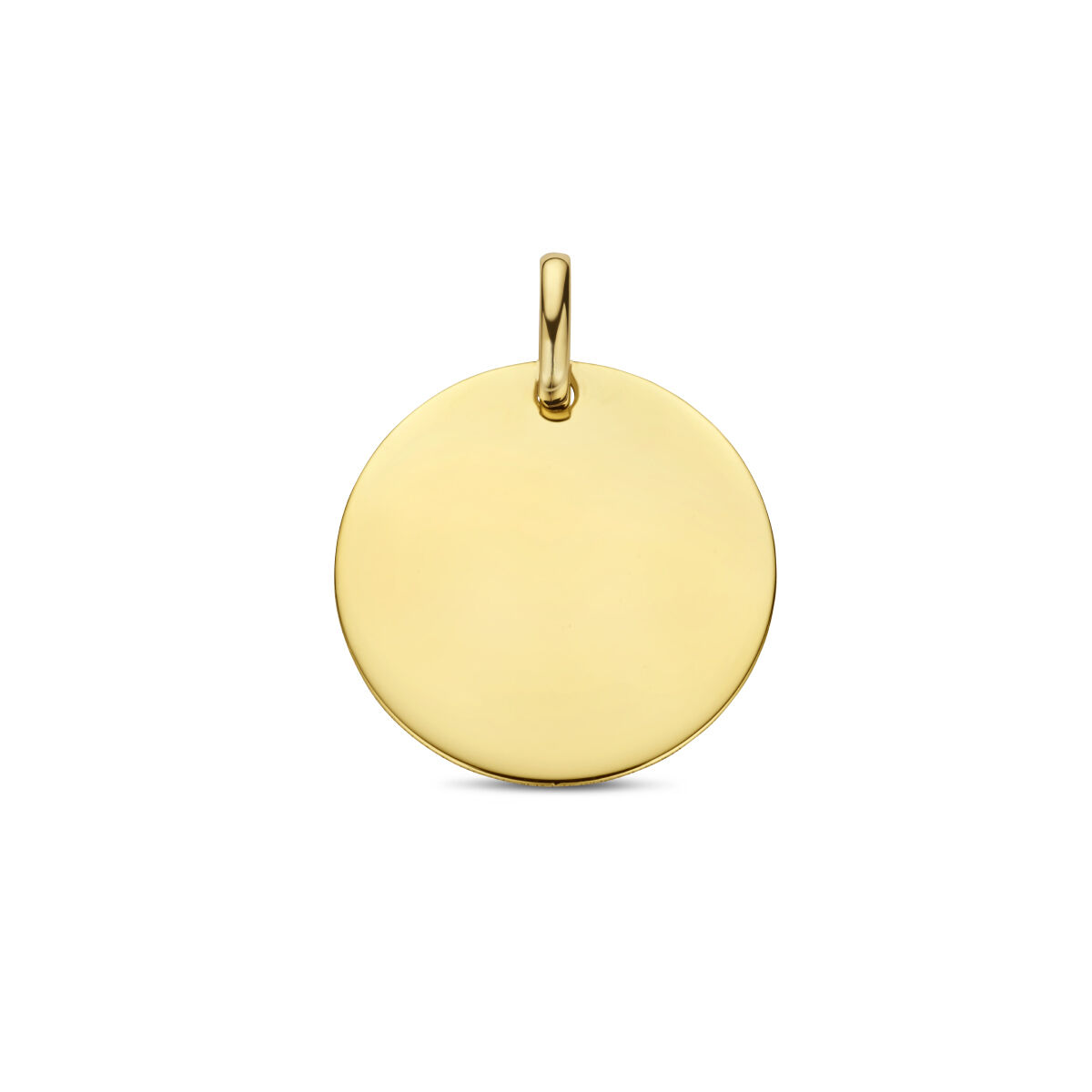 40.26545 KA gouden graveerhanger rond