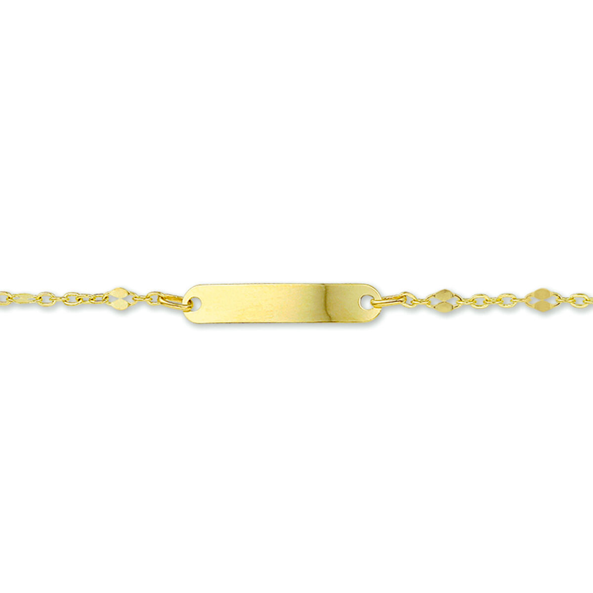 40.16129 KA Graveerarmband anker 9-11cm 14kt