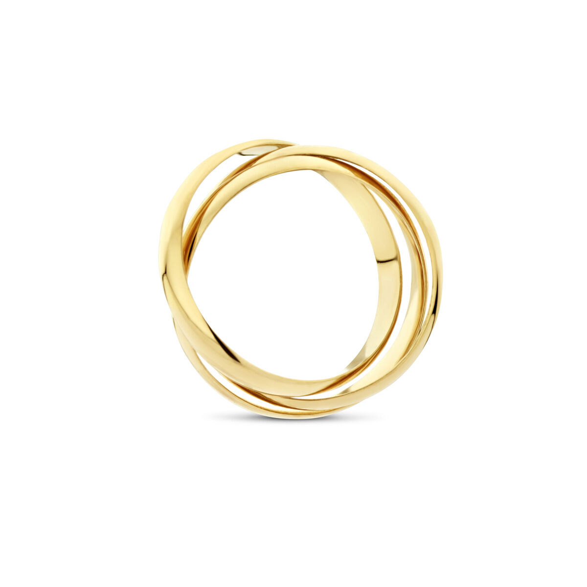 40.28163 KA gouden hanger 3 ringen in elkaar - Afbeelding 3
