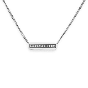 Buddha to Buddha ketting Essential Logo zilver 45.5cm