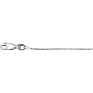 Zilveren collier venetiaans rond 42cm 1,2mm