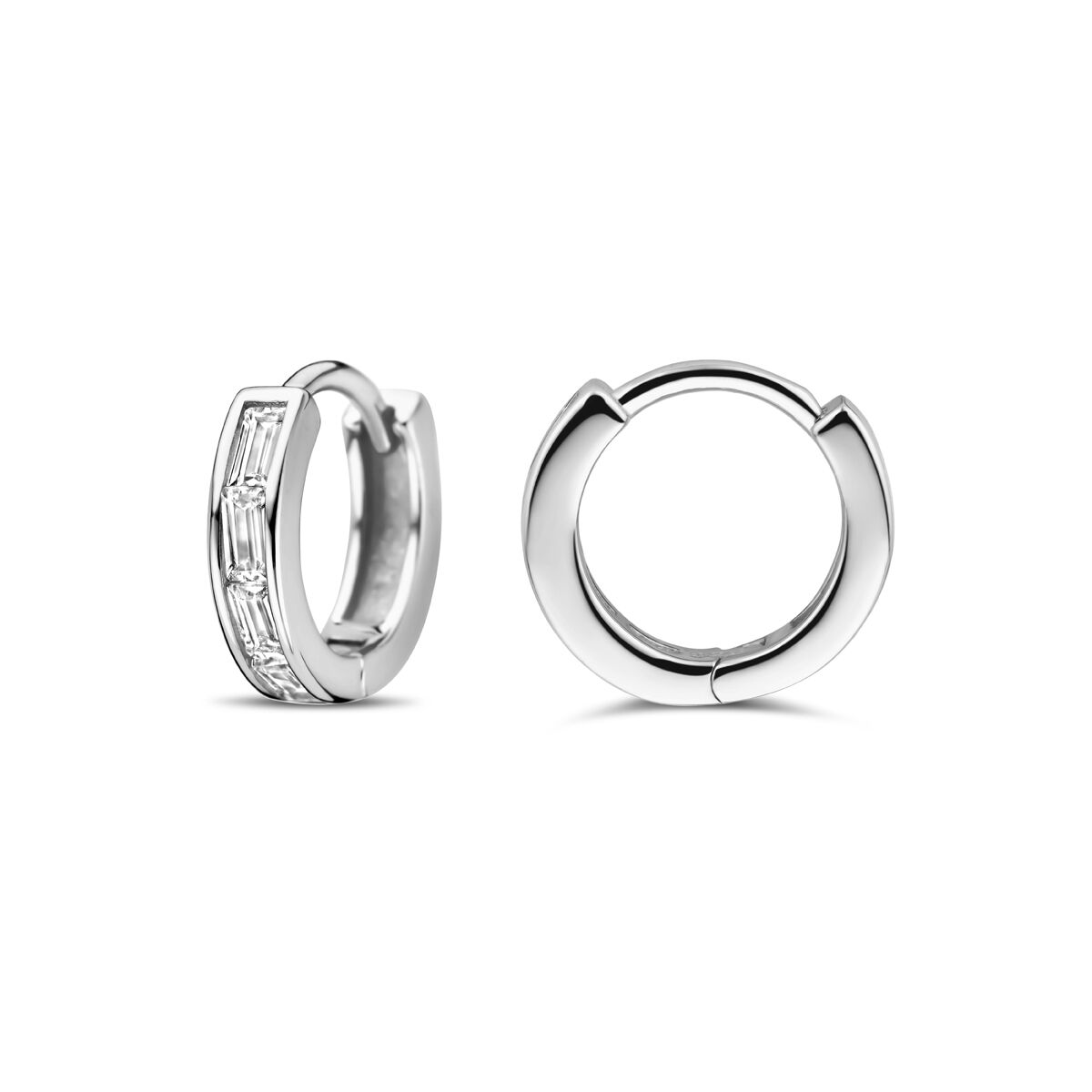 13.38991 KA zilveren oorknoppen zirkonia 10mm - Afbeelding 3