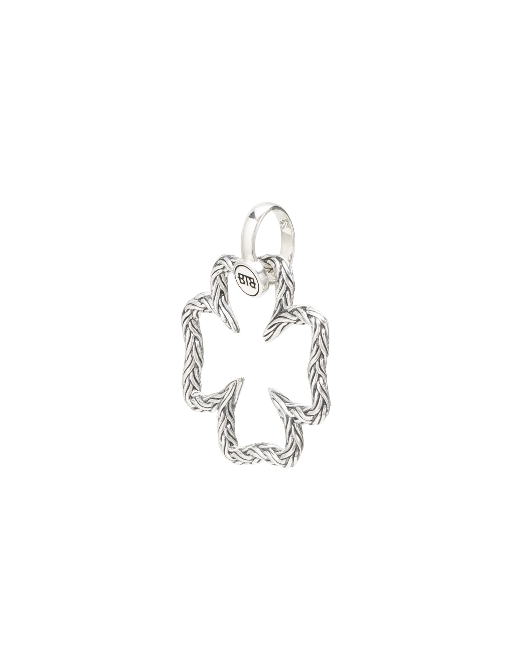 Buddha to Buddha Katja mini clover pendant goud op zilver - Afbeelding 2