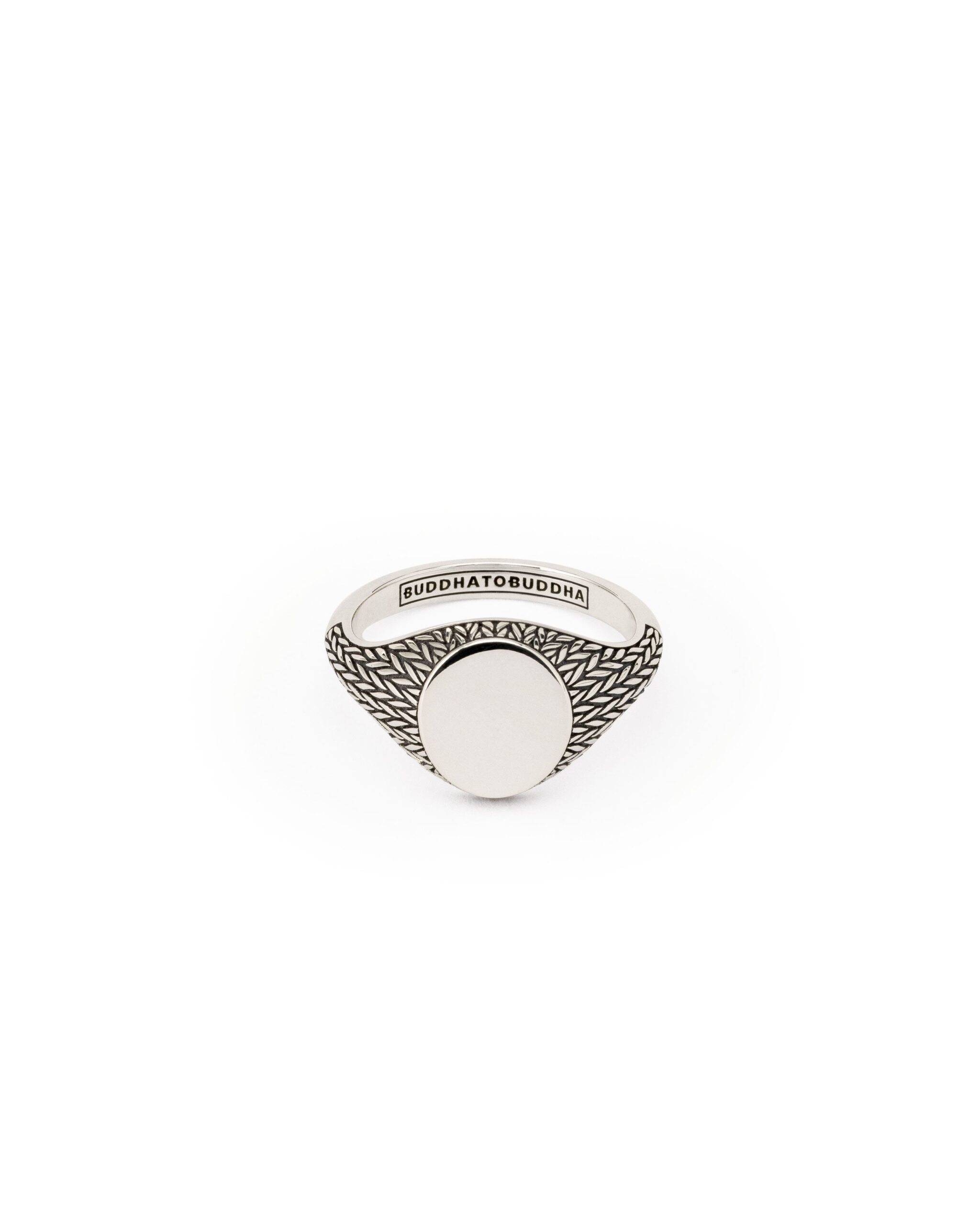 Buddha to Buddha Ellen signal ring zilver maat 18