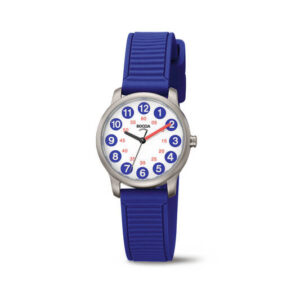 Boccia horloge kids blauw