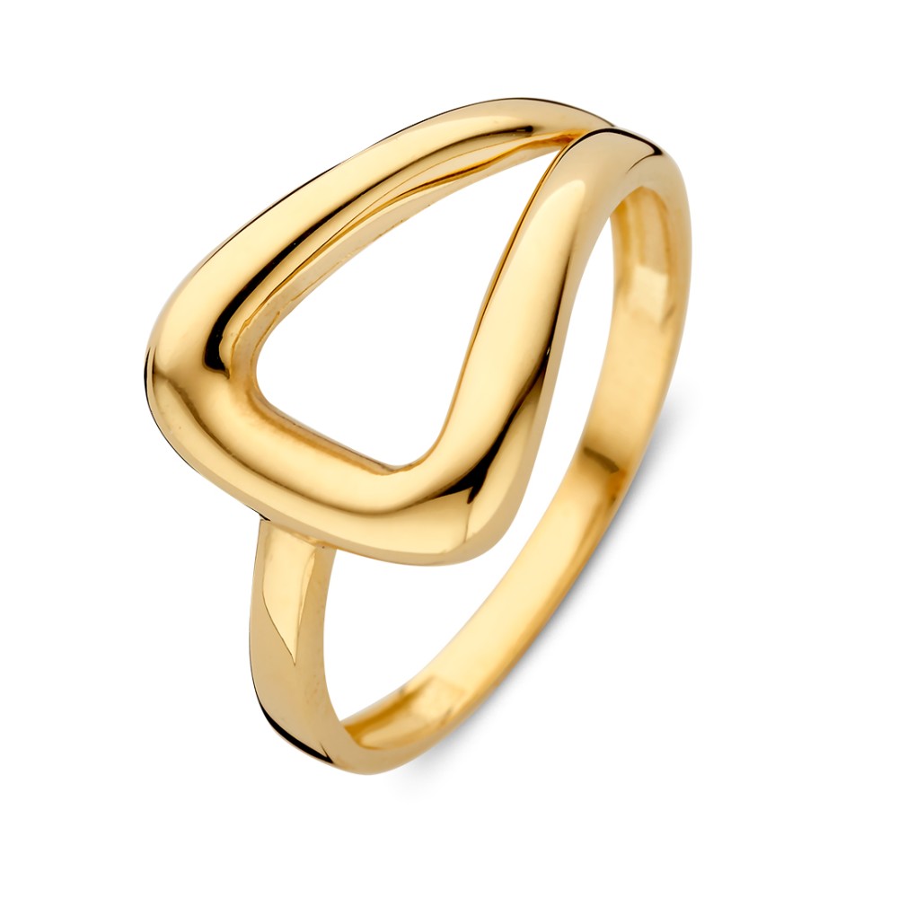 Excellent Geelgouden ring maat 56