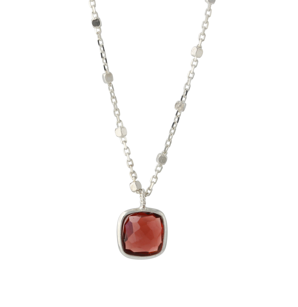 Campur zilveren collier ganaat