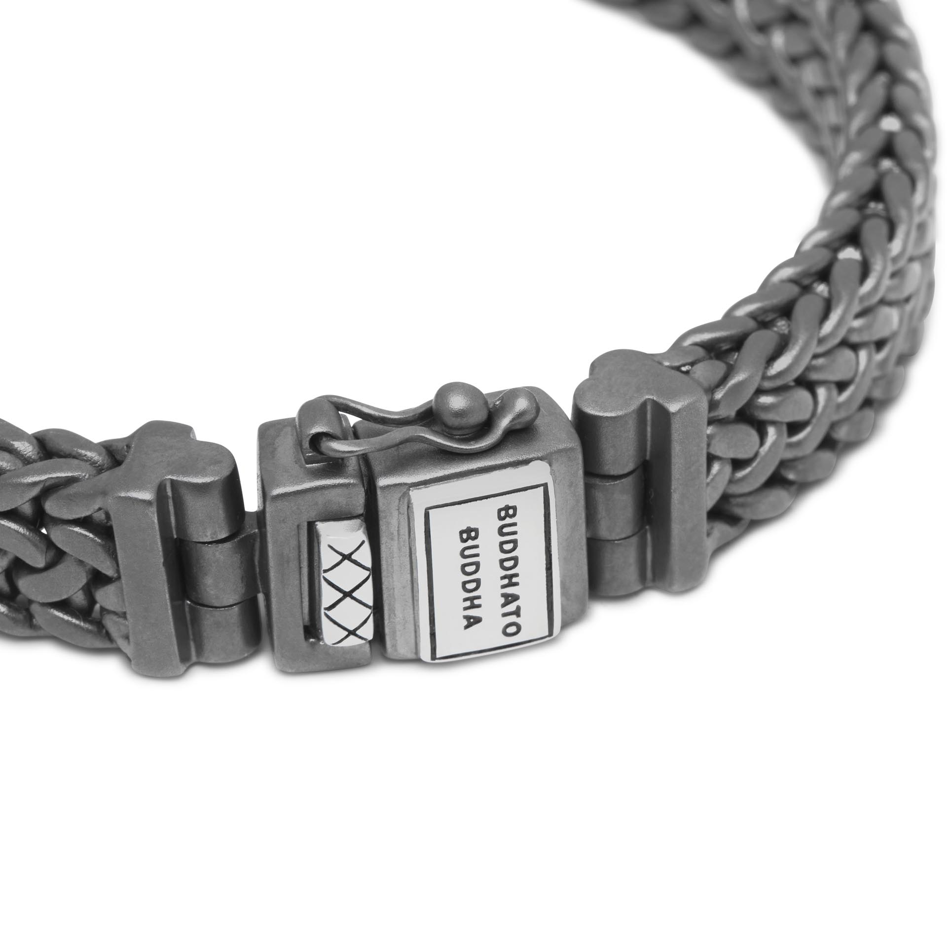 Buddha Julius armband Black Rhodium Zilver - Afbeelding 2