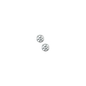 Zilveren oorknop Zirkonia 2,5mm