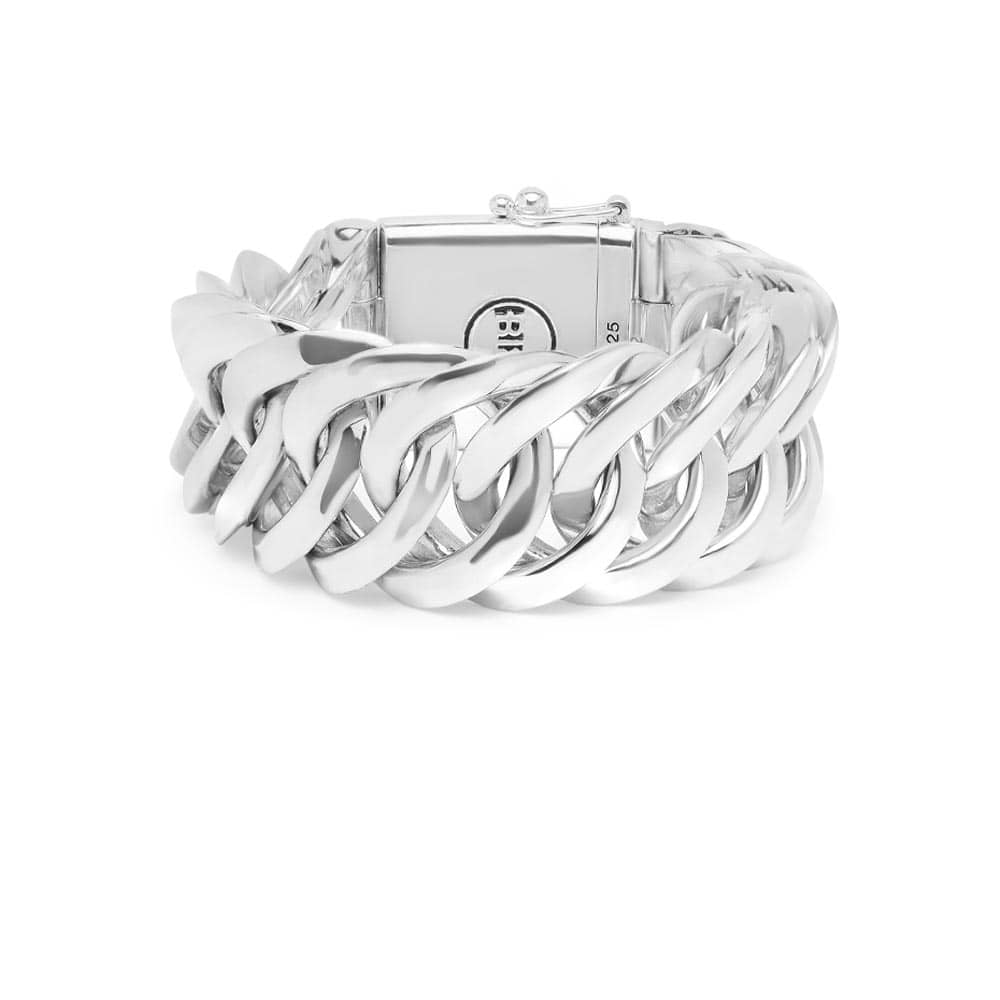 Buddha to Buddha armband Chain XL zilver maat F - Afbeelding 2
