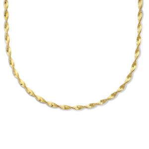 21.02578 KA collier goud op zilver 42+3cm