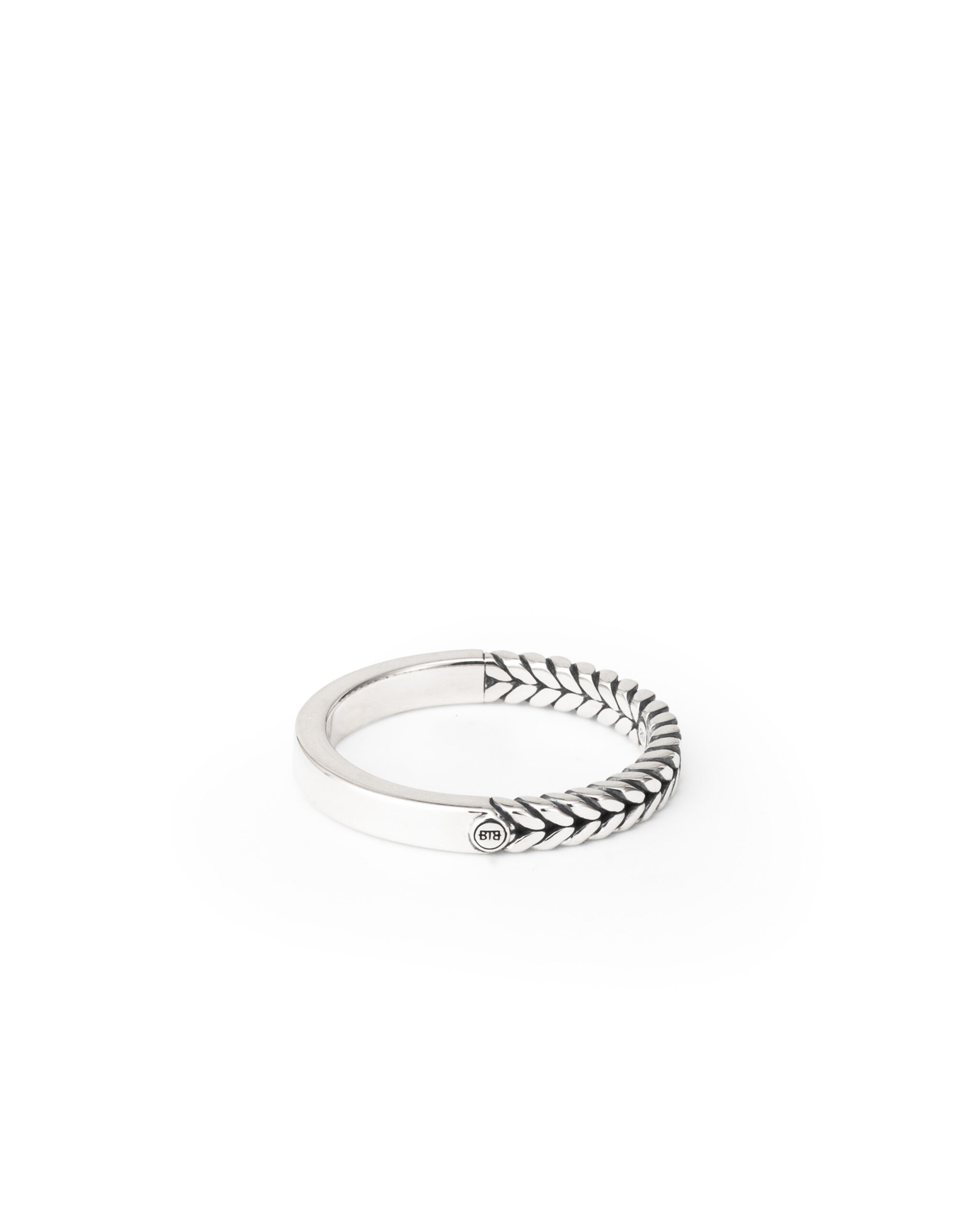 Buddha to Buddha Barbara mini dual ring zilver