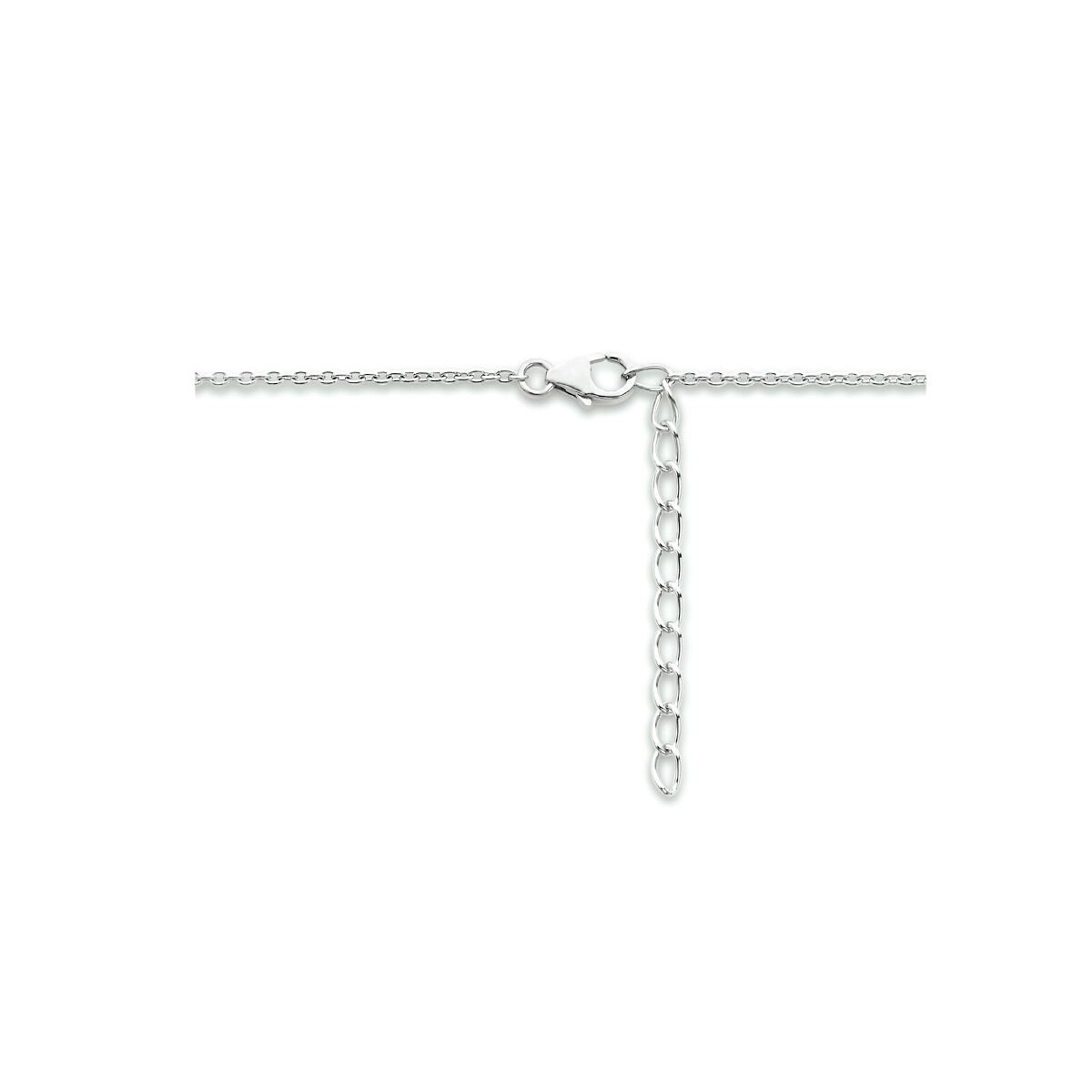 Zilveren collier sleutel 41-45 cm - Afbeelding 3