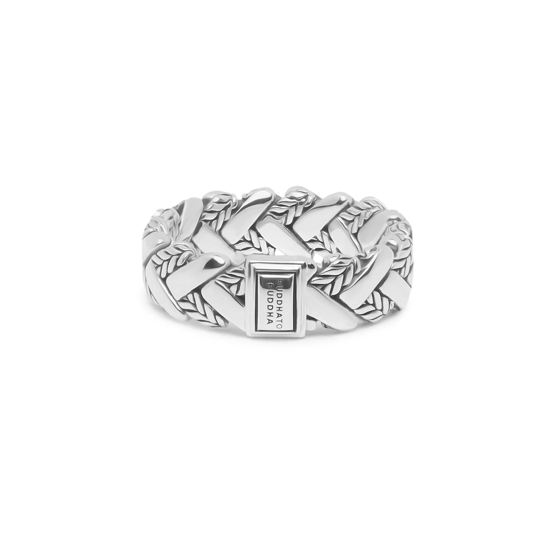 Buddha to Buddha George texture ring silver