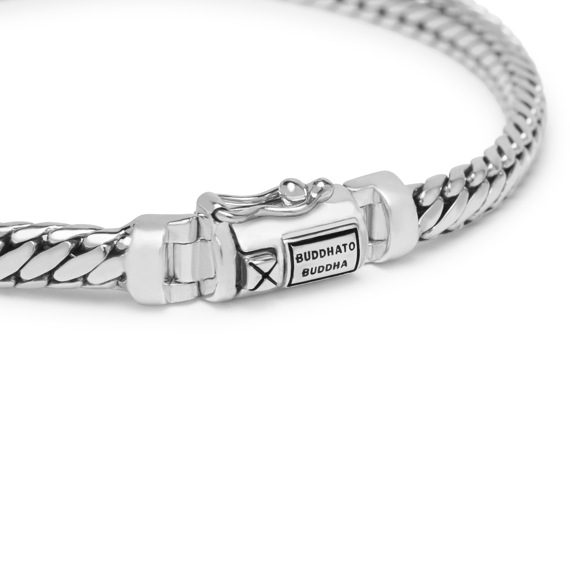 Buddha to Buddha armband Ben Mini zilver Maat C+ - Afbeelding 3