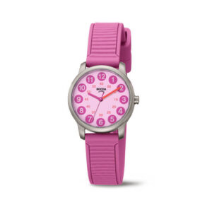 Boccia horloge kids roze