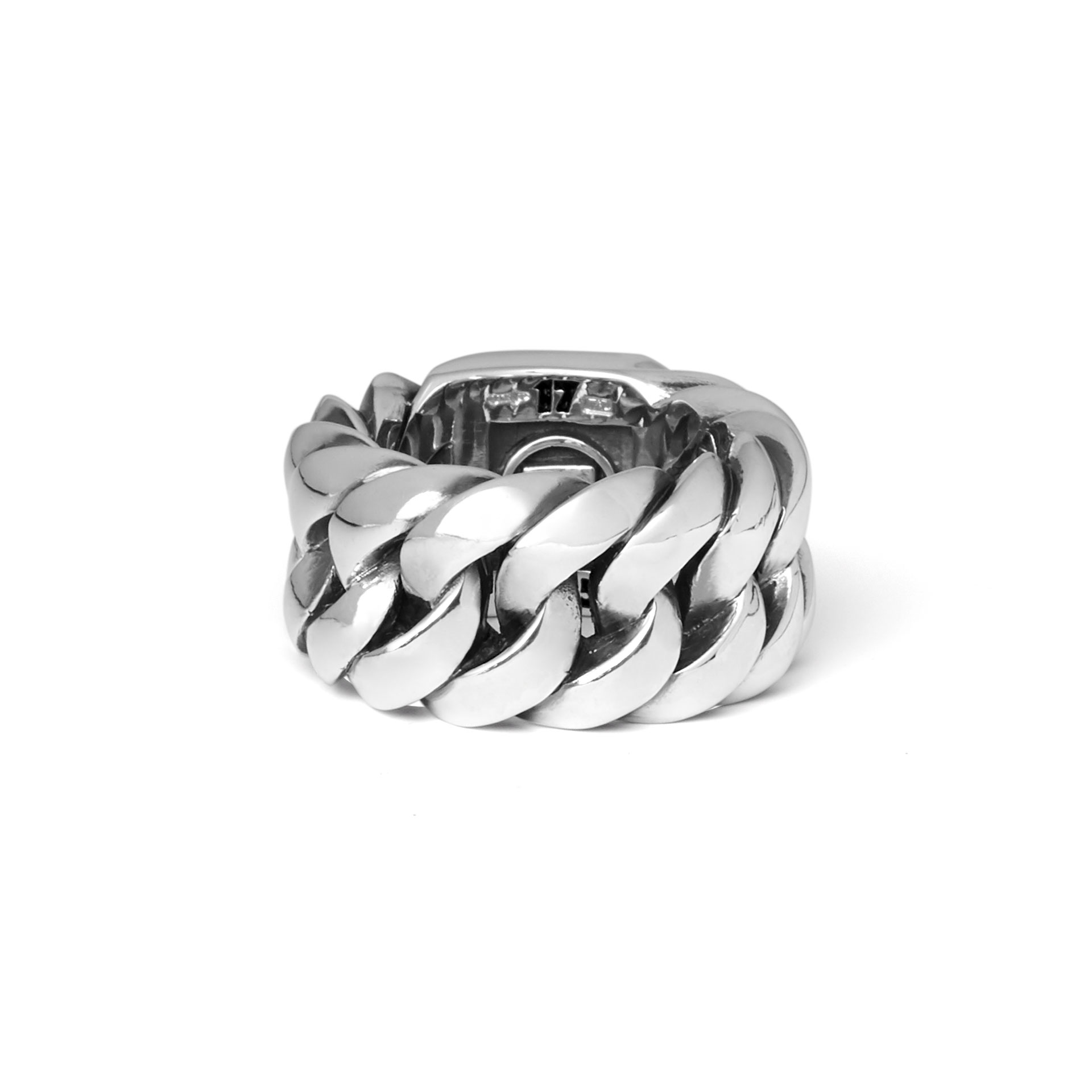 Buddha to Buddha Chain Ring Zilver - Afbeelding 3