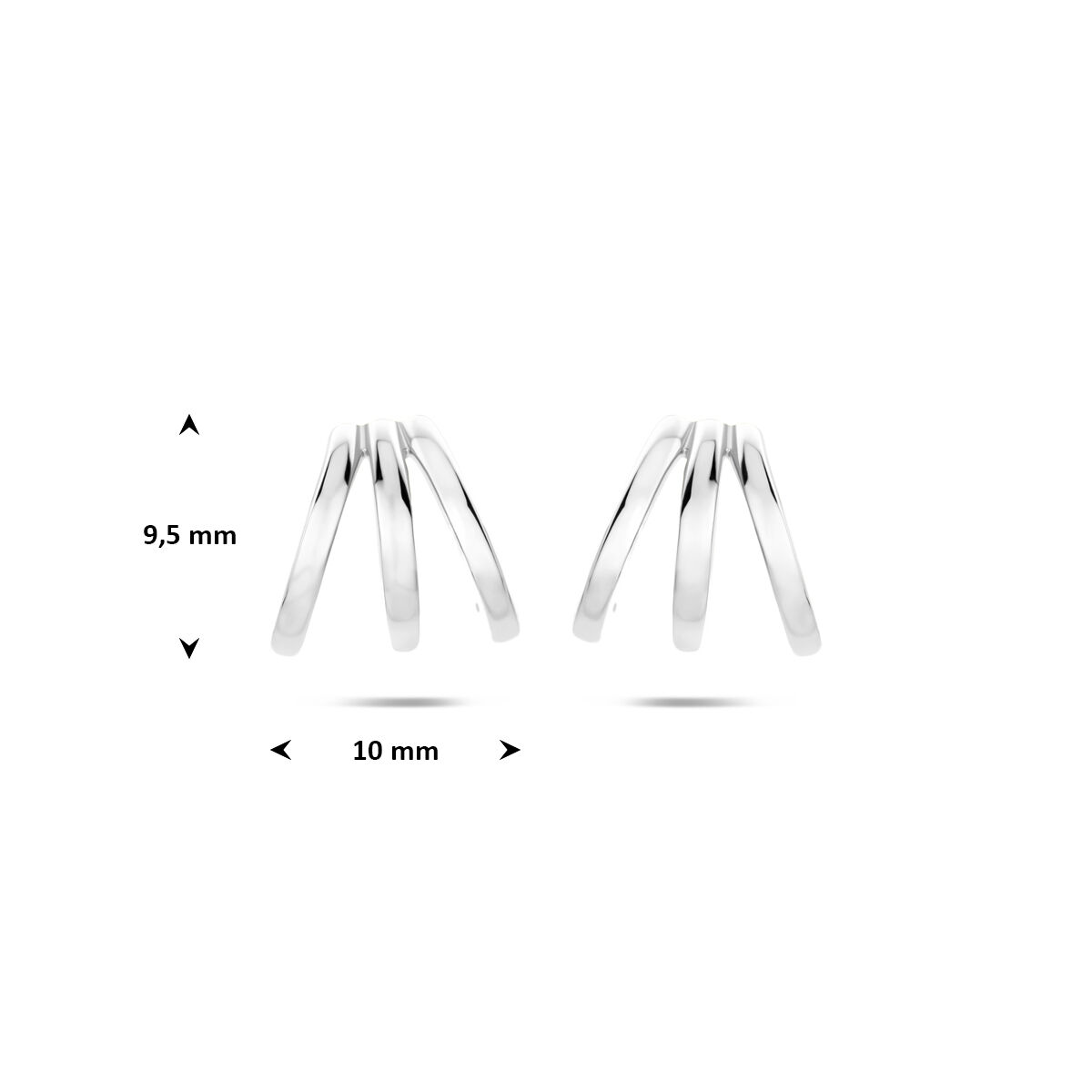 Zilverenoorsteker 9.5mm - Afbeelding 3