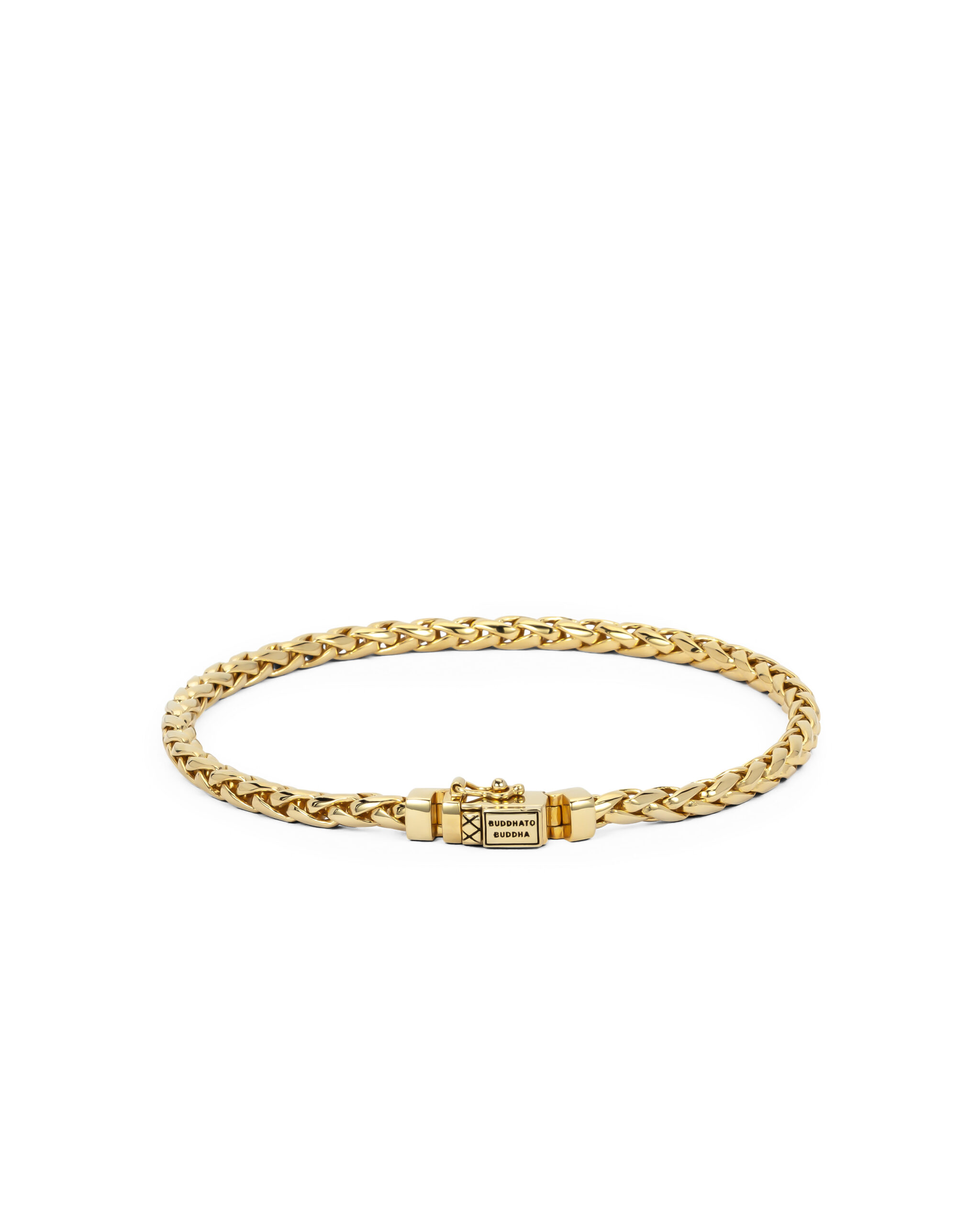 Buddha to Buddha armband George mini goud op zilver