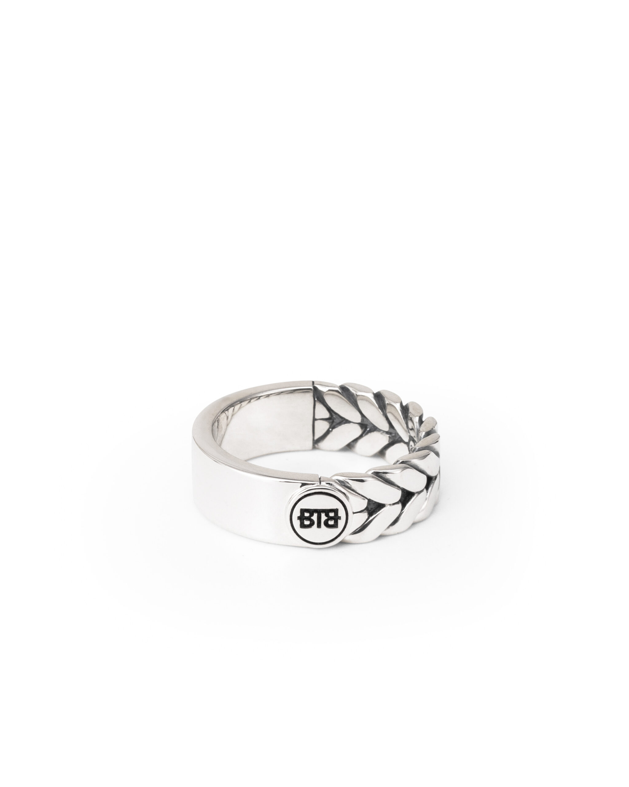 Buddha to Buddha Barbara dual Ring Silver maat 20 - Afbeelding 2
