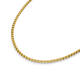 Boccia titanium verguld collier 45 cm