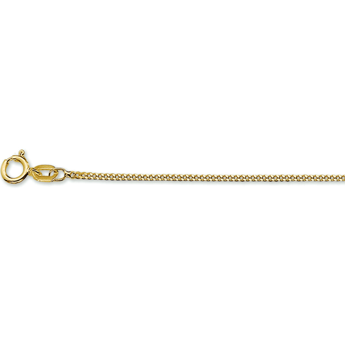 geelgoud collier gourmet 1,2mm 45 cm