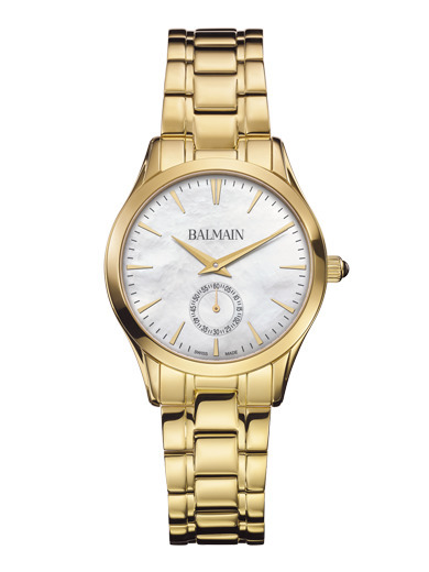 Balmain dameshorloge goudkleurig parelmoer