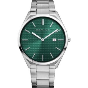 Bering horloge staal groen
