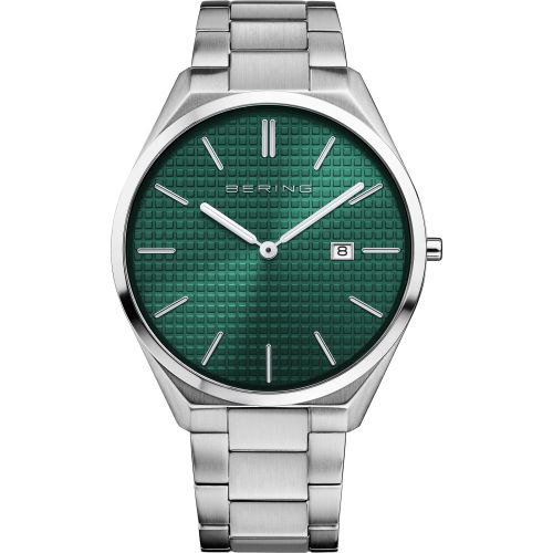 Bering horloge staal groen
