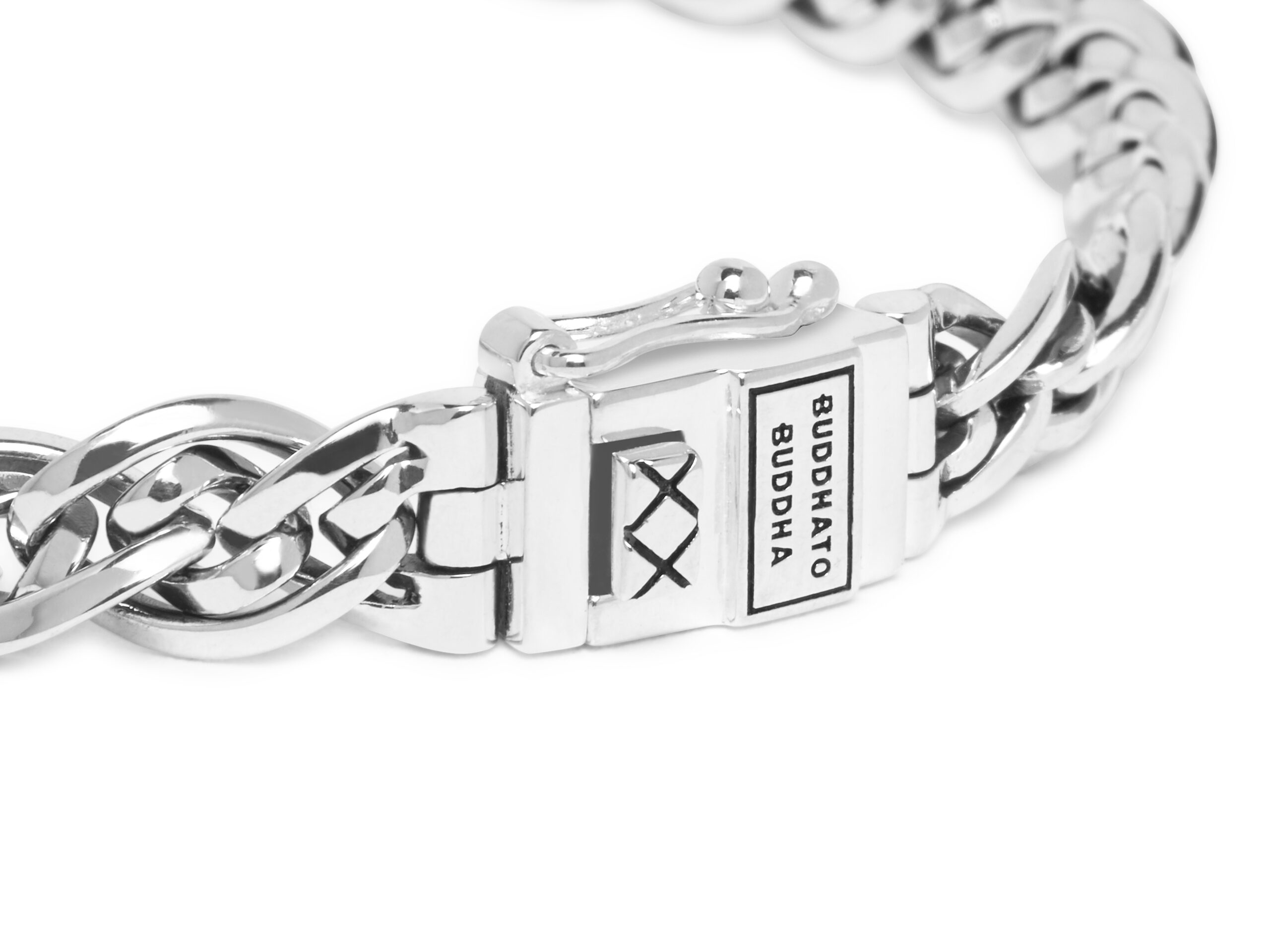 J211 E-Buddha to Buddha armband Nathalie mini zilver - Afbeelding 3