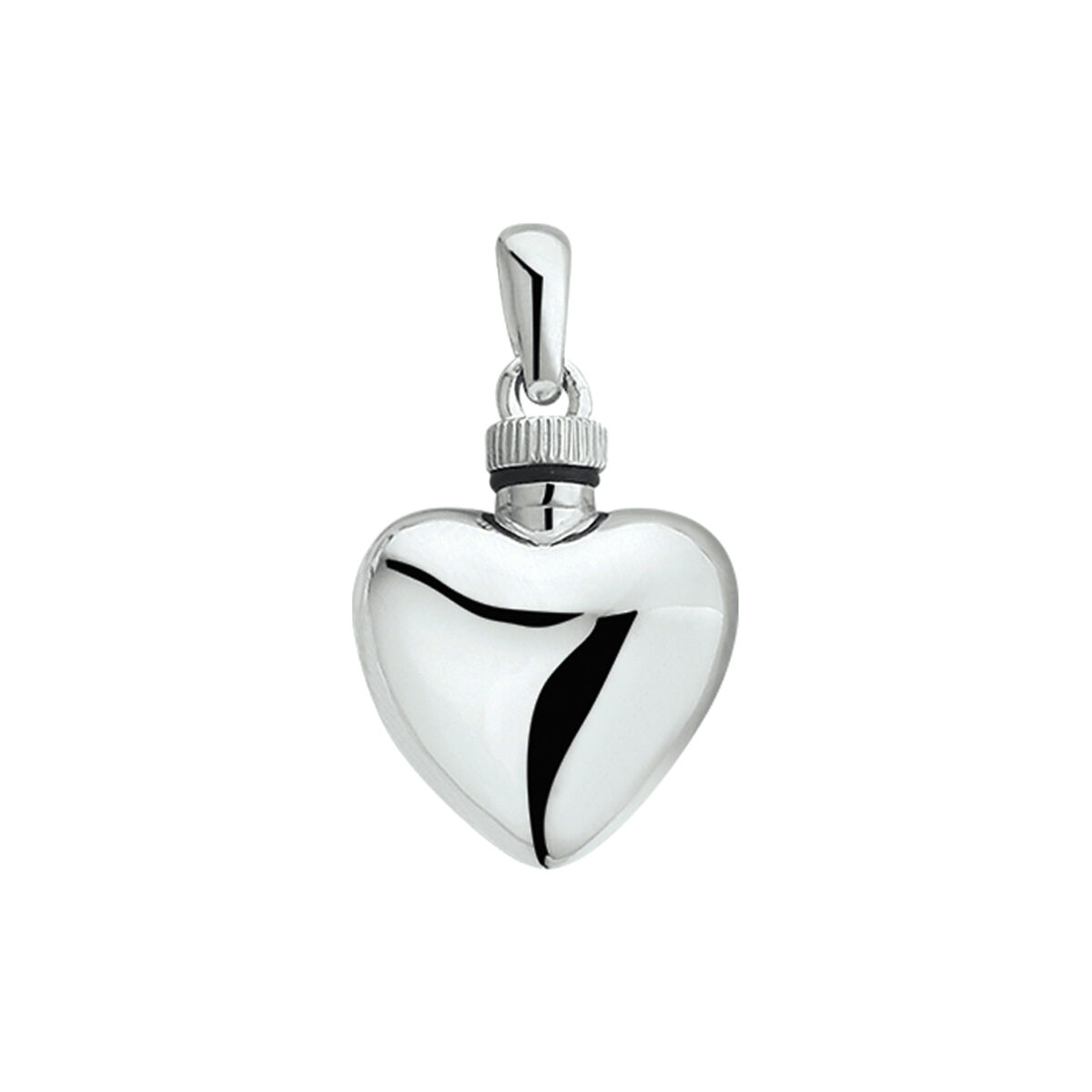 Zilveren Hanger urn medaillon hart