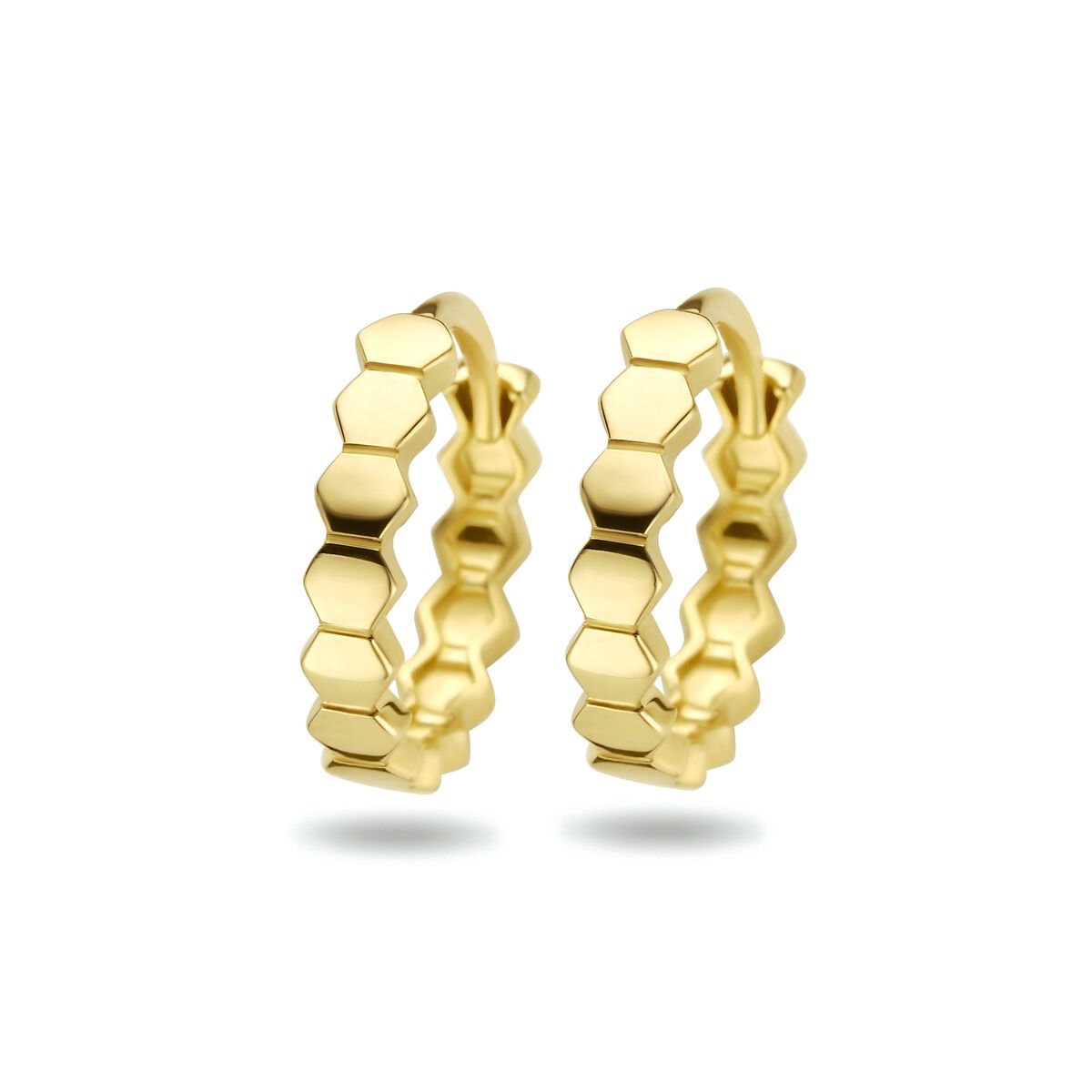 Gouden klapoorringen motief