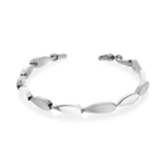 03052-01 Boccia armband titanium mat/glanzend