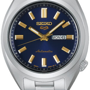 Seiko presage dames horloge staal blauwe wijzerplaat