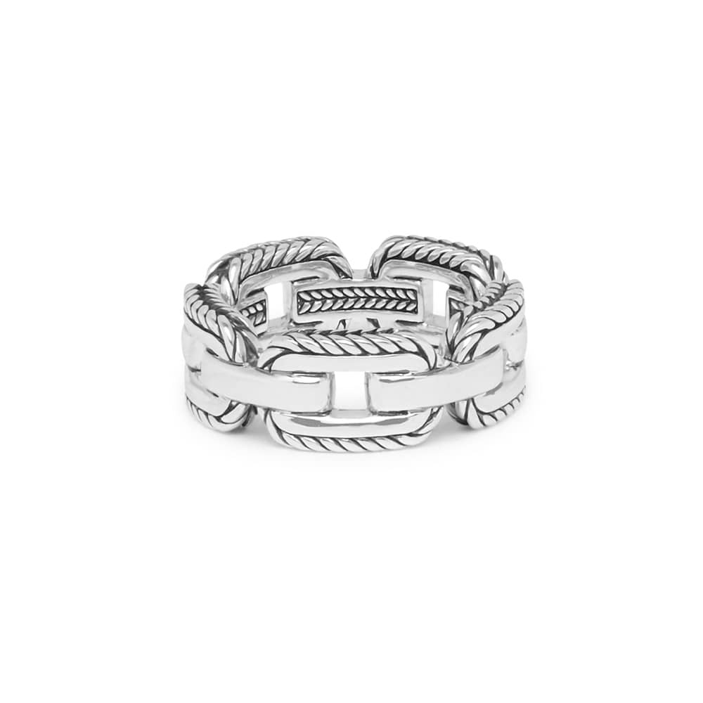 Buddha to Buddha Barbara Link Ring Zilver - Afbeelding 2