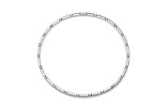 Boccia collier titanium