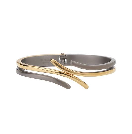 Boccia titanium verguld spangarmband
