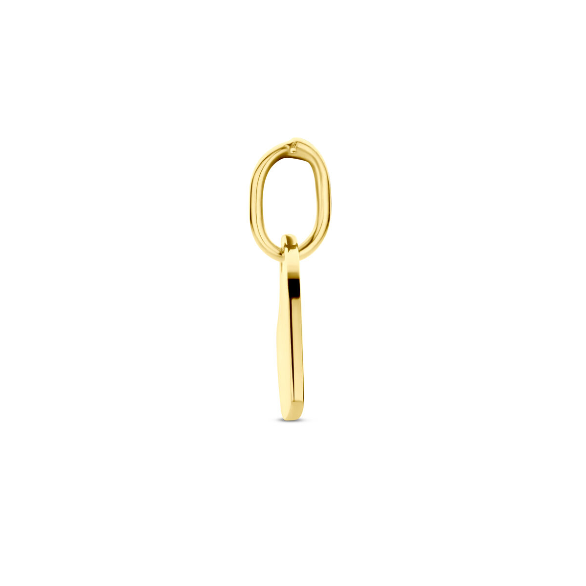 Geelgouden graveerhanger hart - Afbeelding 3