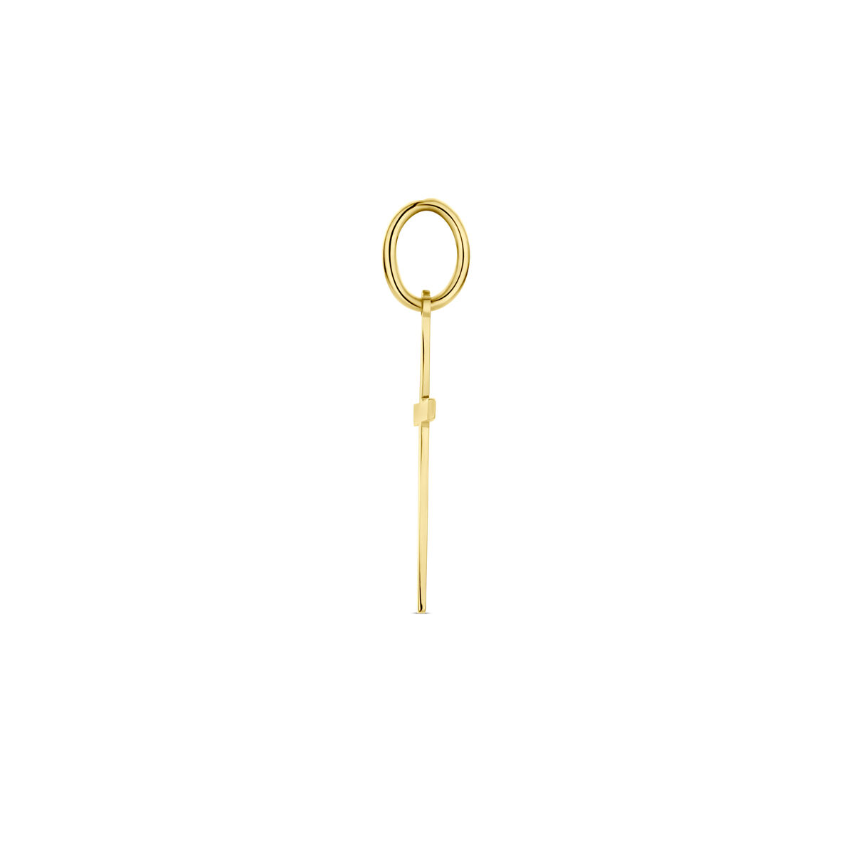 Geelgouden hanger kruis - Afbeelding 3
