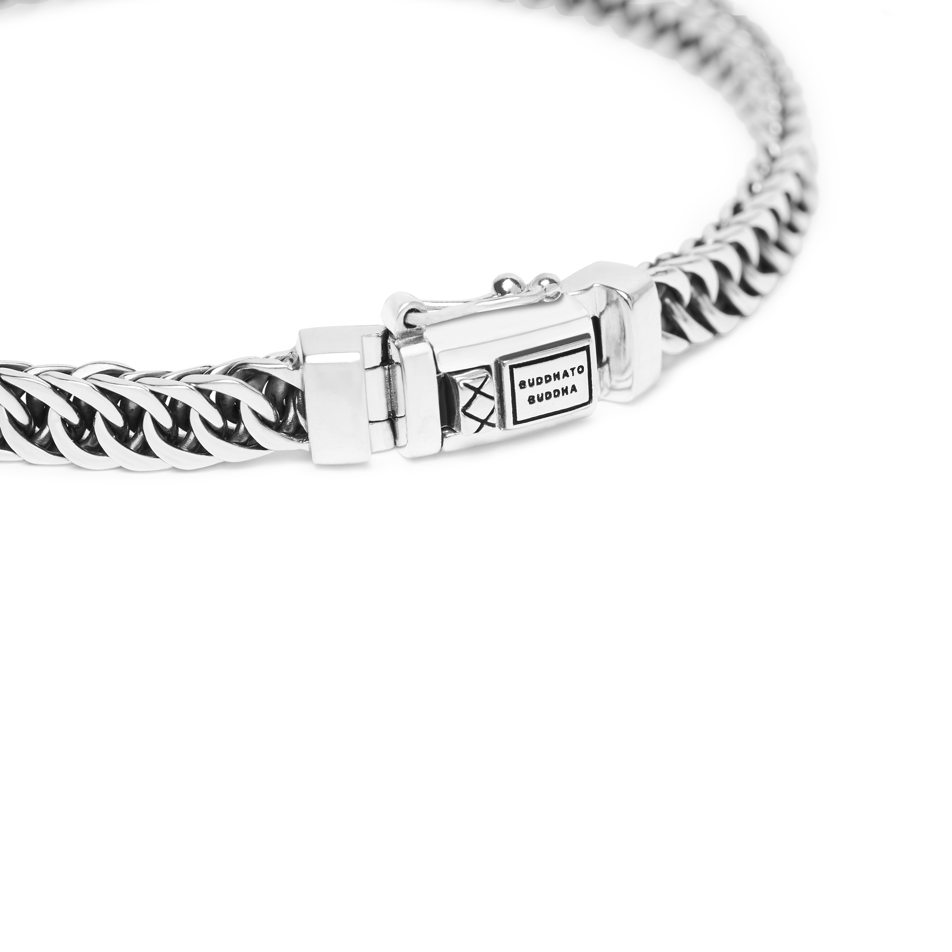 J158 D - Buddha to Buddha armband Esther mini zilver - Afbeelding 3