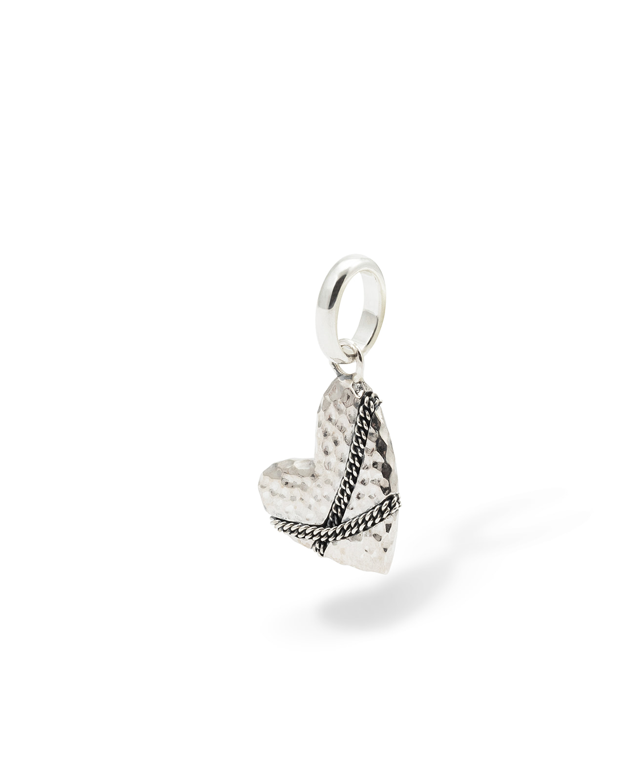 Buddha to Buddha Heart pendant zilver