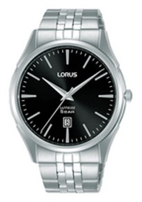 Lorus herenhorloge staal antraciet
