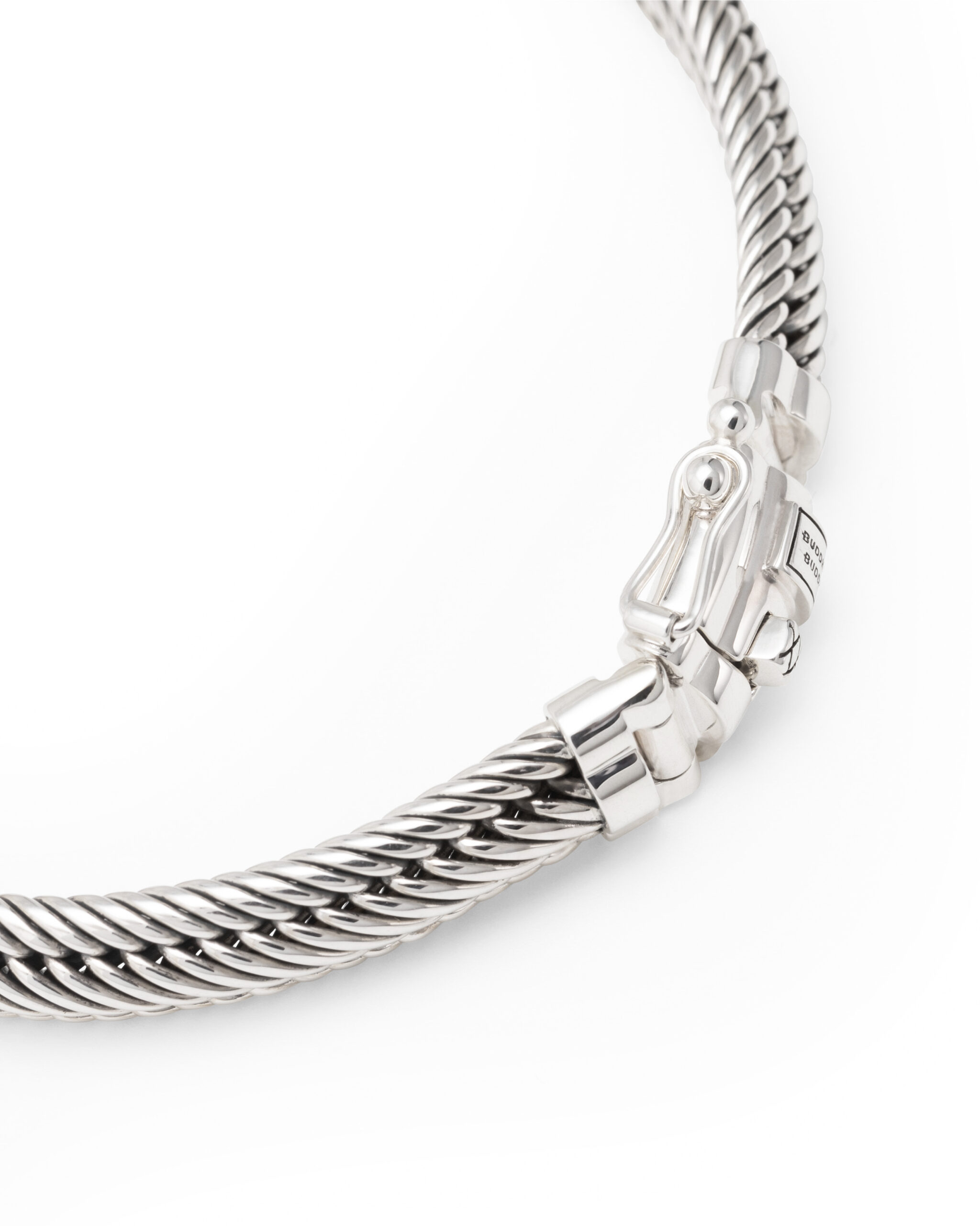 Buddha to Buddha armband Edwin mini zilver maat F - Afbeelding 2