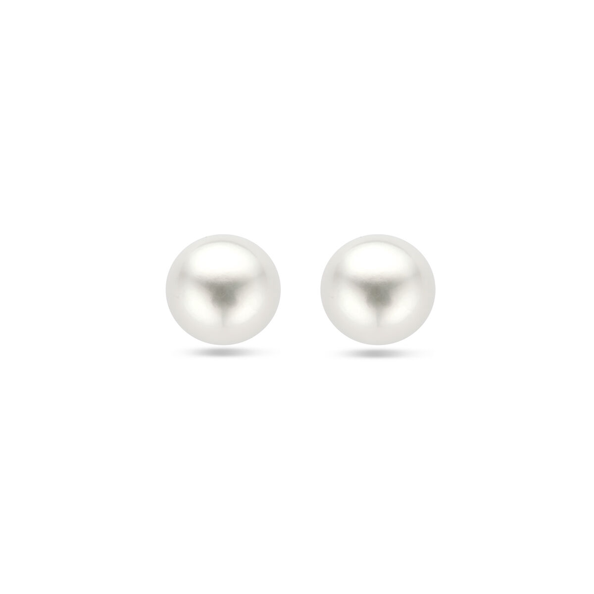 Zilver oorknoppen zoetwater parel 8mm - Afbeelding 3