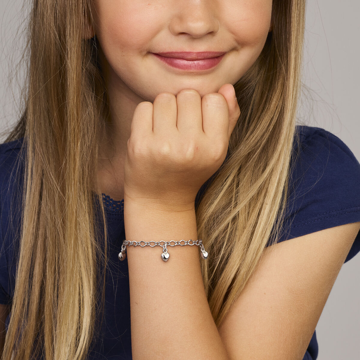 Zilveren armband harjes 11-13cm - Afbeelding 2