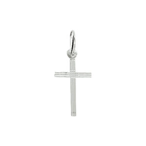 Zilveren hanger kruis 15mm