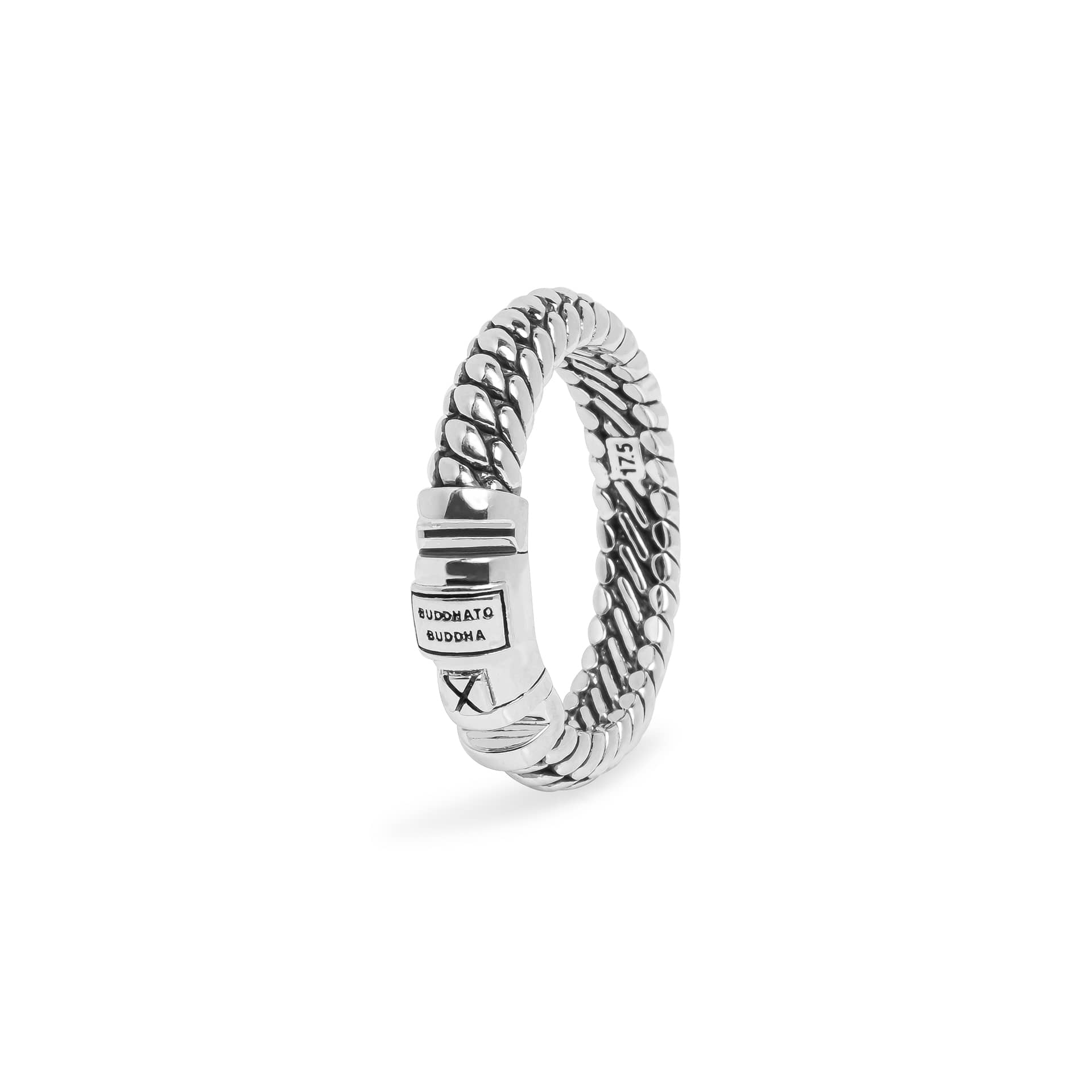Buddha to Buddha Ben XS Lock Ring zilver - Afbeelding 2