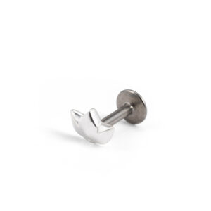 Buddha to Buddha Lotus Stud Flatback Zilver Single Piece